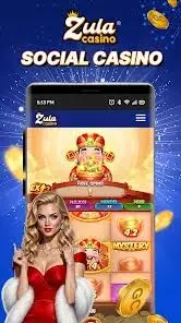Zula Casino home screen